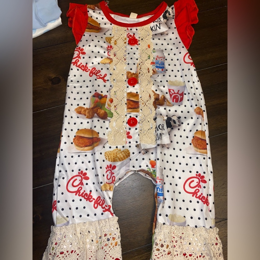 Chick fil a romper